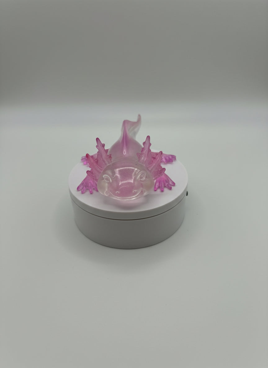 Axolotl - Pink and Clear